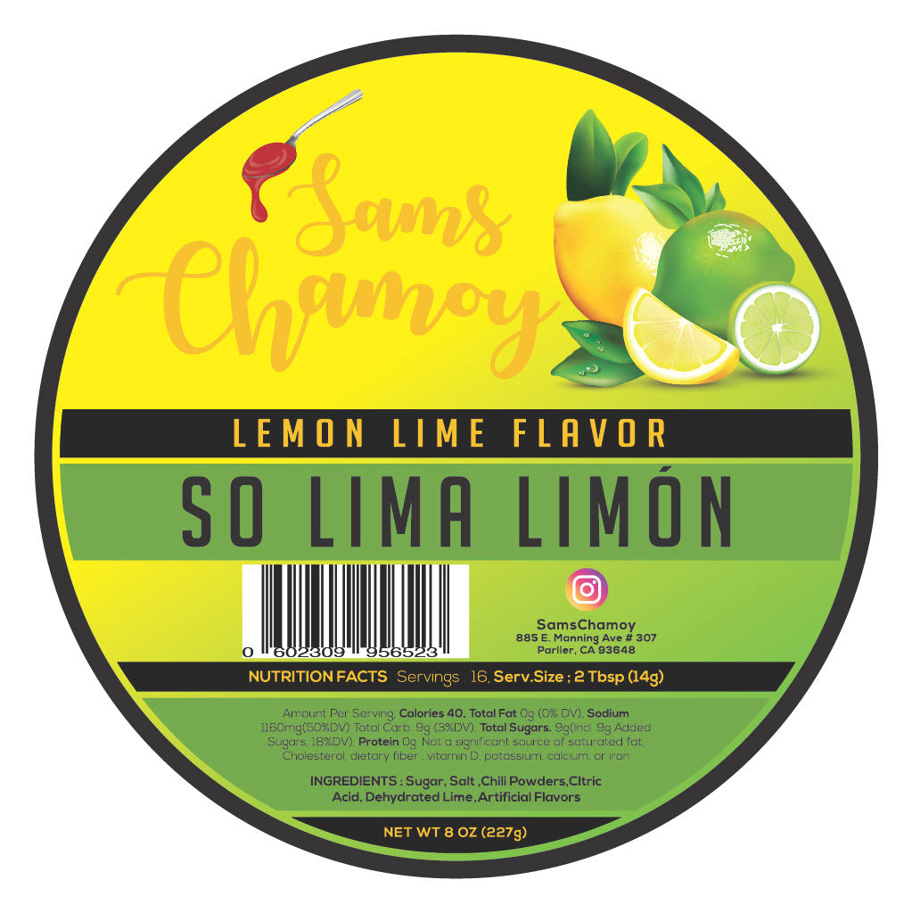 Sams Chamoy Flavor: SoLimaLimón - Samschamoy